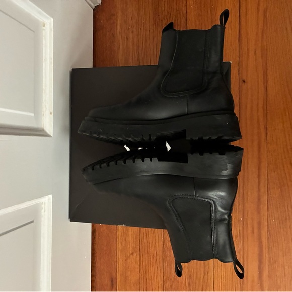 Thursday Boot Company Legend Platform Black Boots, Size 8M - Picture 3 of 8